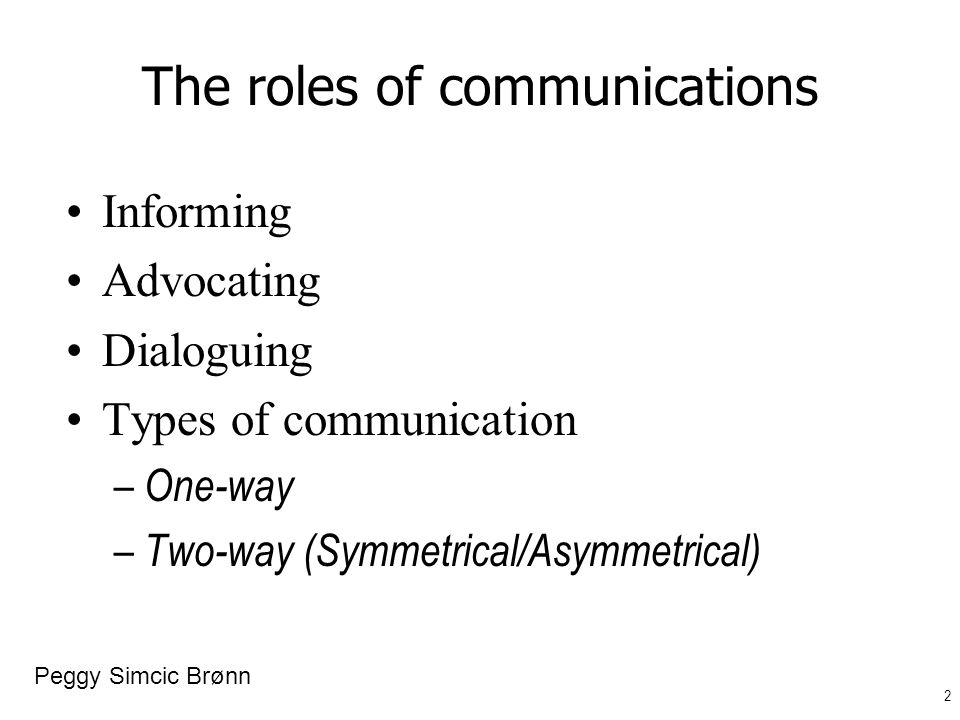 1 The Stakeholder Approach Corporate Communication NMH. - ppt download