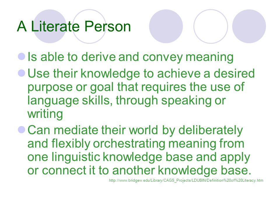 Dance and Literacy Moving to Words. What is Literacy? Ability to use a  variety of socially contextual symbols to make and communicate meaning. In  simple. - ppt download