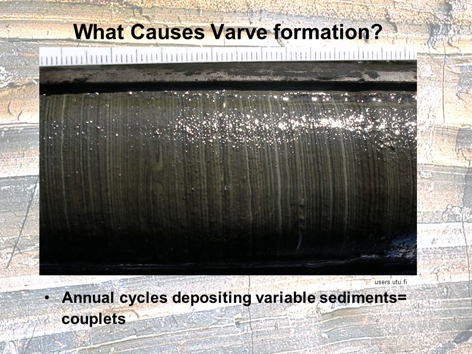 VARVES Annually laminated lake sediments Varve Formation Varve Preservation  Varve Analysis Sample Preparation Analysis Techniques Paleoclimatic  Information. - ppt download