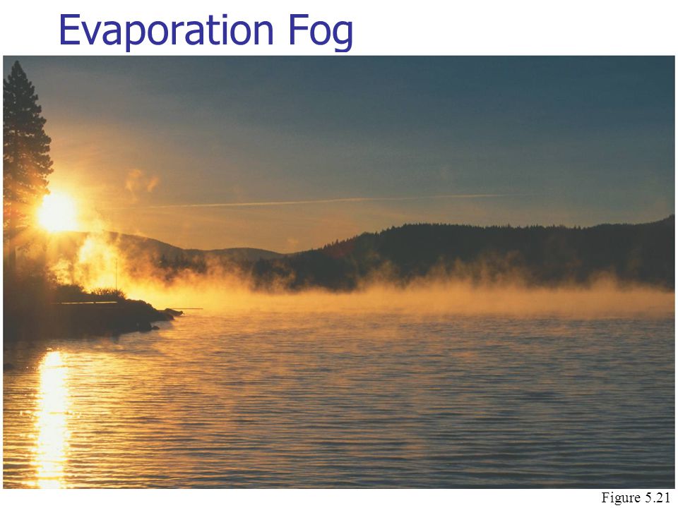 Evaporation Fog Figure 5.21