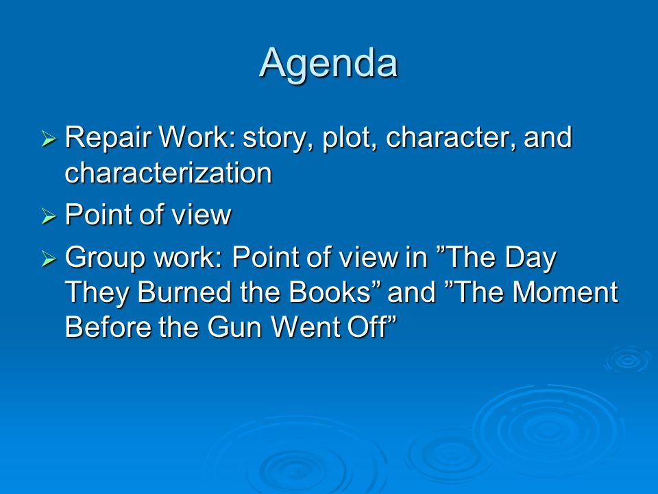 the moment before the gun went off argument the moment before the gun went off annotation