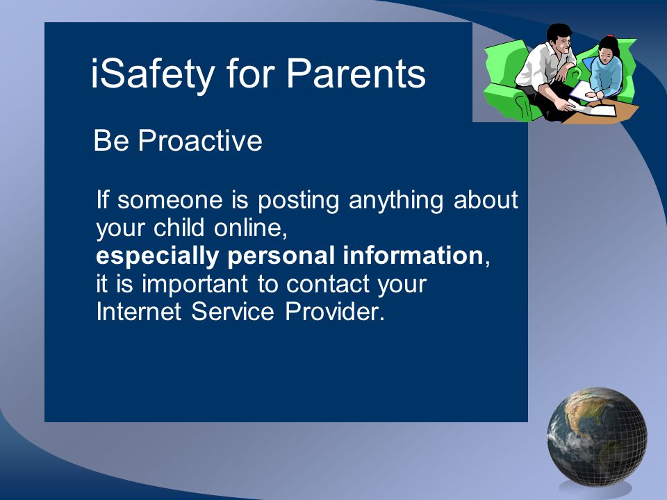 Safety Tips View Netsmartz.org   A Parent’s Guide to Internet Safety   iSafety for Parents