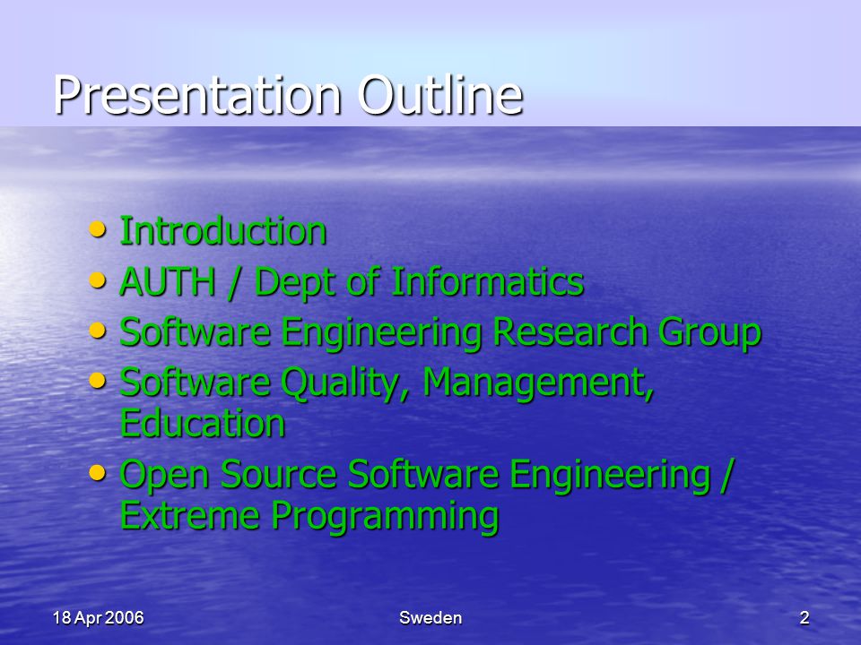 Software Engineering Research & Development at A.U.Th Ioannis Stamelos  Panagiotis Katsaros {stamelos, - ppt download