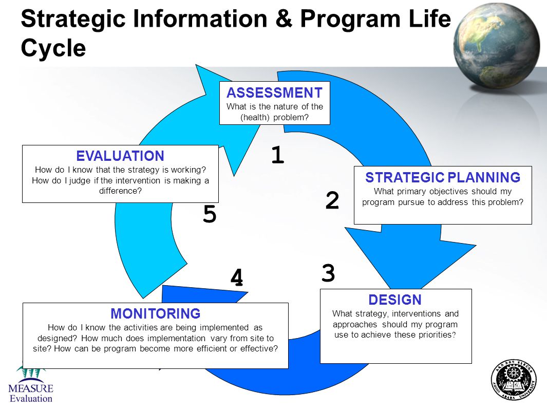 Strategic Information & Program Life Cycle ASSESSMENT What is the nature of the (health) problem.