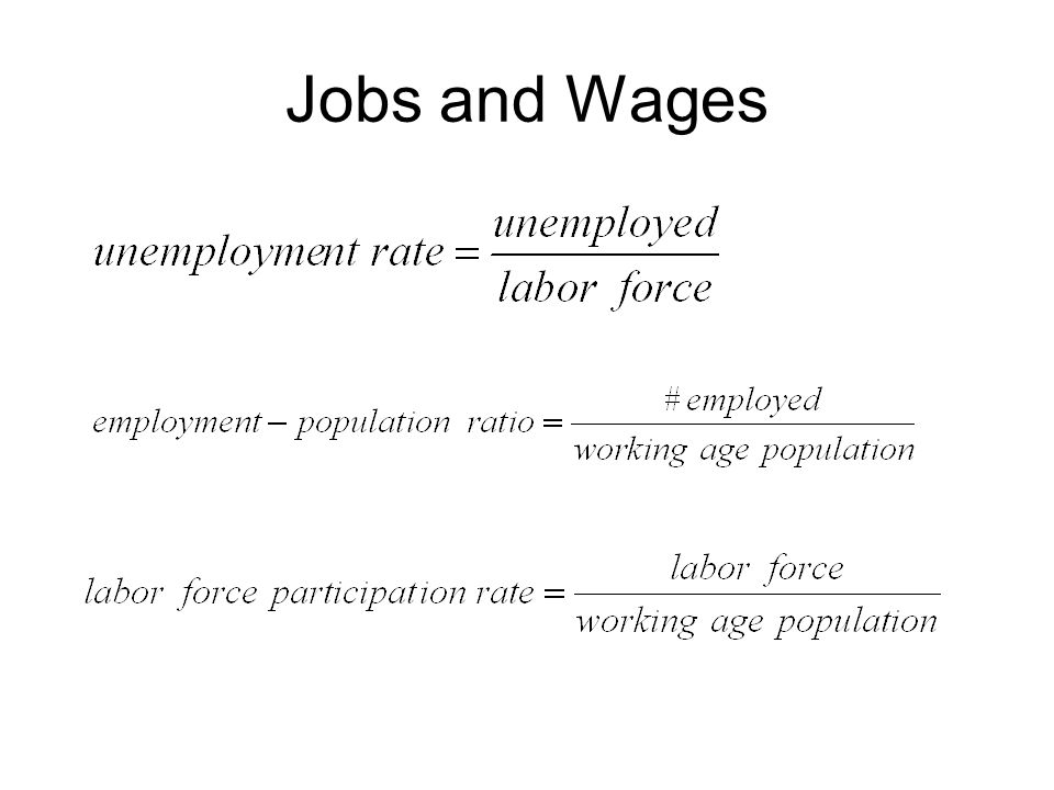 Jobs and Wages