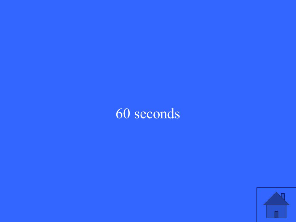13 60 seconds