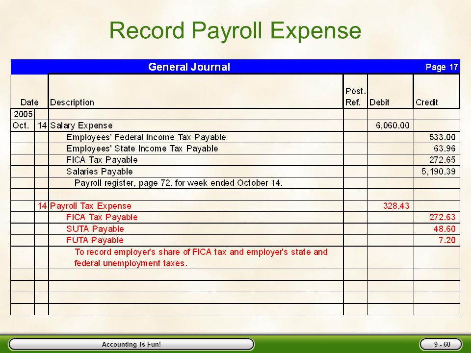 Accounting Is Fun! Calculate Payroll Taxes