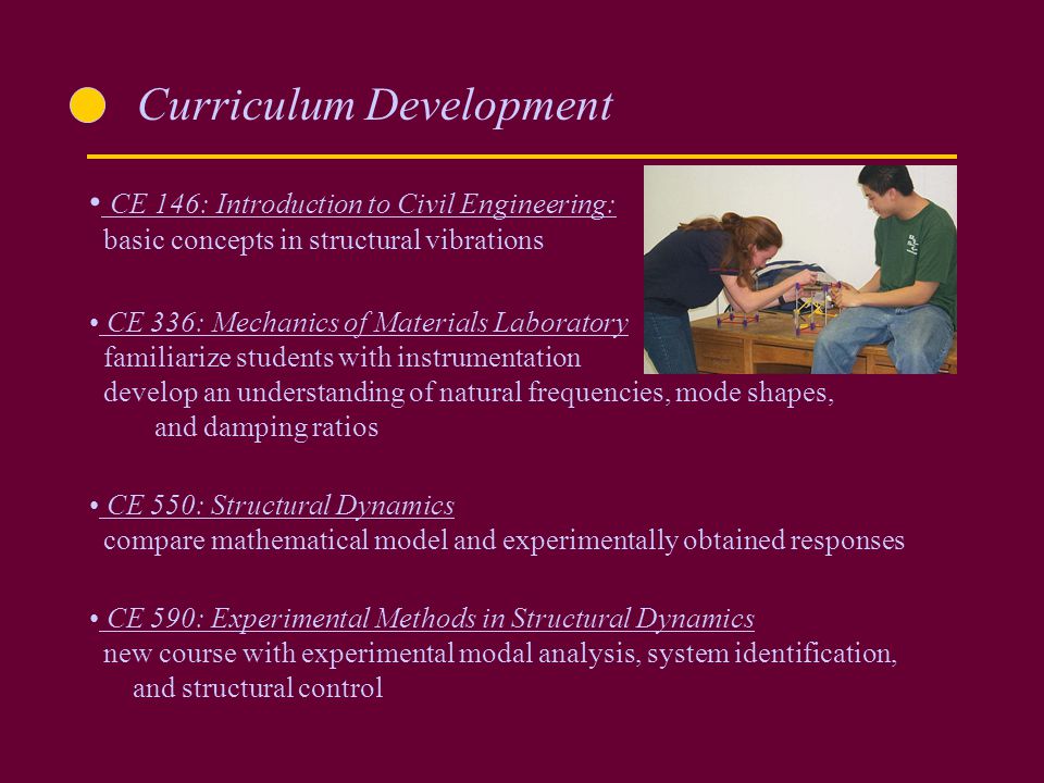Current Directions in Earthquake Engineering Education Shirley J. Dyke  Department of Civil Engineering Washington University in St. Louis 2000  ASCE Engineering. - ppt download