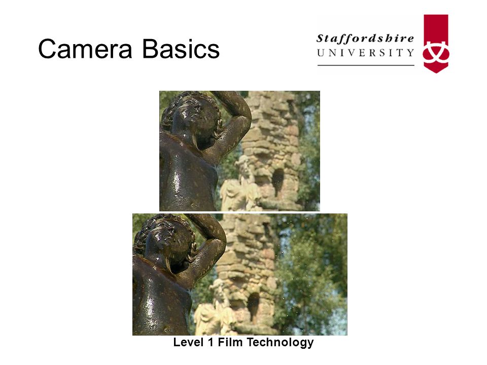 Camera Basics Level 1 Film Technology