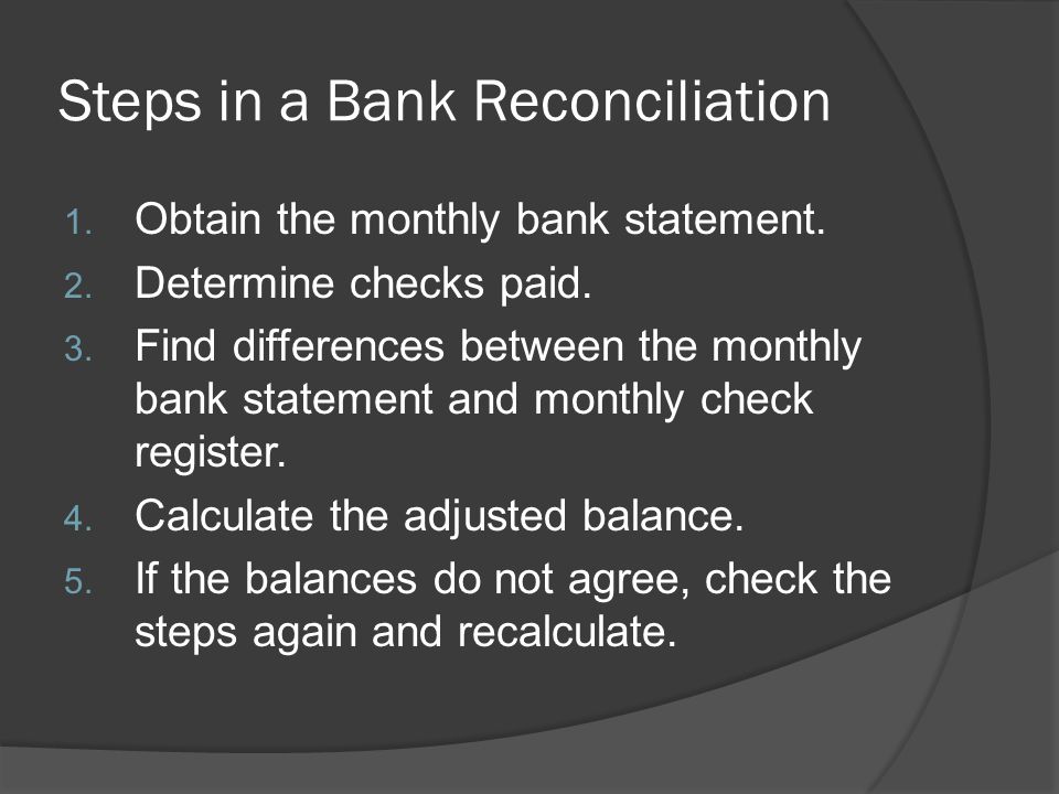  What is an outstanding check  check that have not been deducted from the bank statement balance