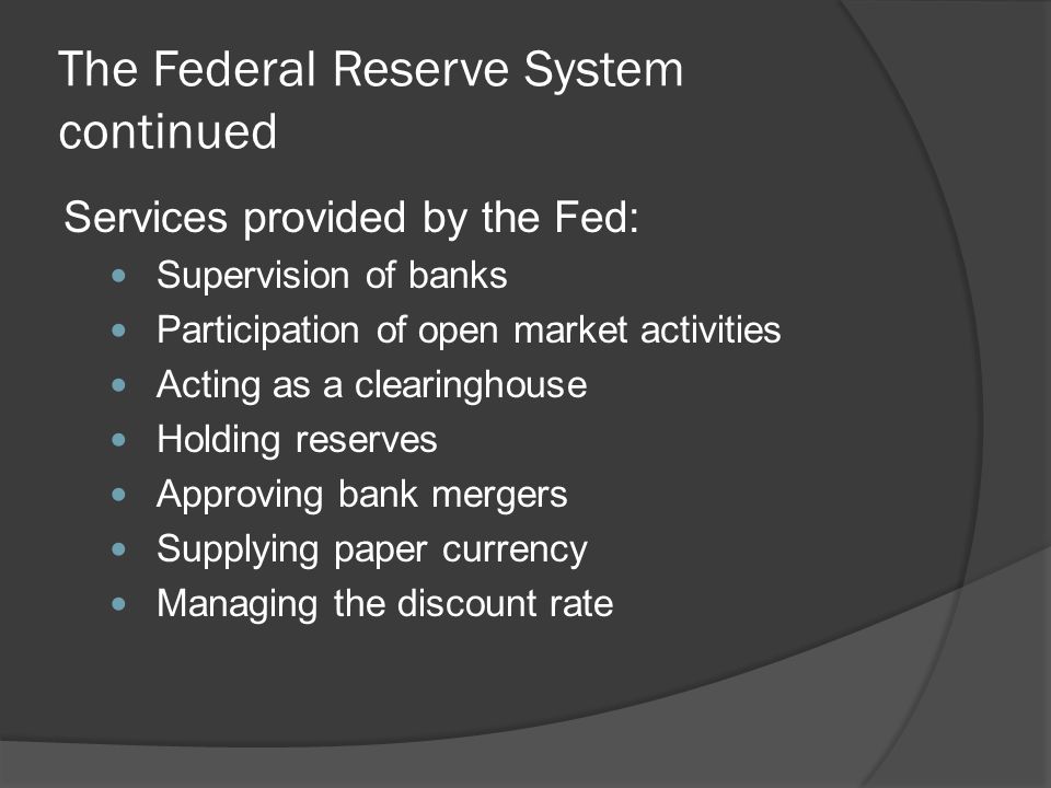 The Federal Reserve System  How is it organized. The Fed has 12 districts.
