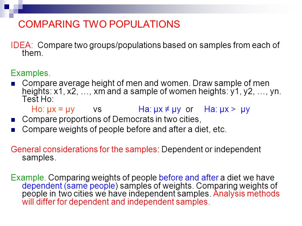 Compare 2 people. Benchmarking example. Comparing 2 Groups. Comparing two people. Proc compare example.