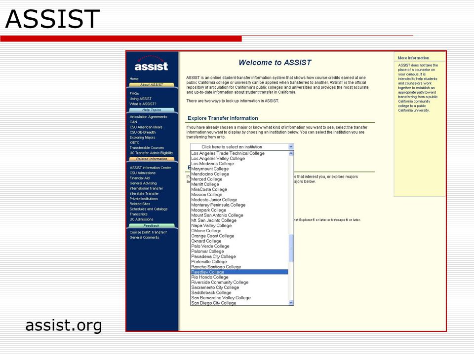 ASSIST assist.org