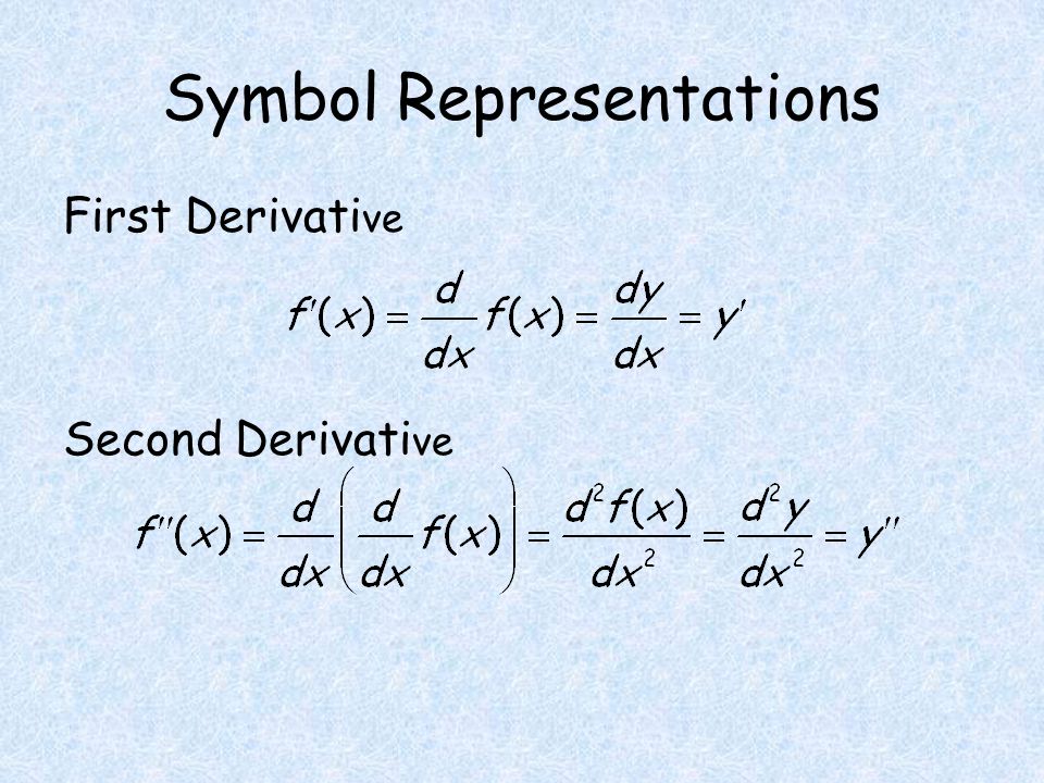 Higher Order Derivatives. Objectives Students will be able to Calculate  higher order derivatives Apply higher order derivatives in application  problems. - ppt download