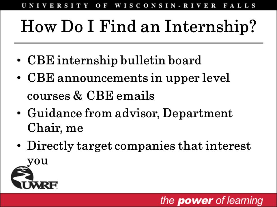 How Do I Find an Internship.