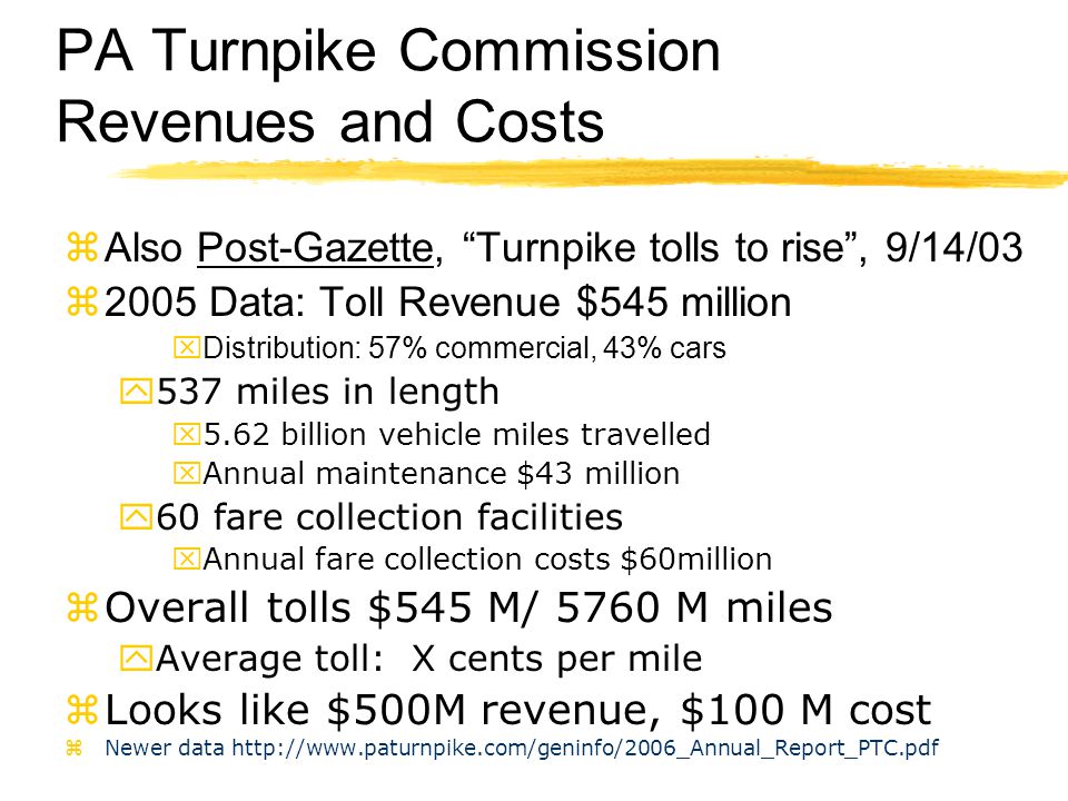 Pricing Strategies  Highway pricing  If price set equal to AC (which is assumed to be TC/q then at q, total costs covered  p ~ AVC: manages usage of highway  p = f(fares, fees, travel times, discomfort)  Price increase=> less users (BCA)  P=MC: maximizes economic efficiency (why )  more users, higher price  Might want to set p=MSC