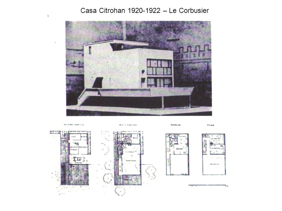 Casa Citrohan – Le Corbusier