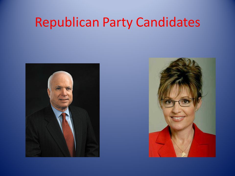 Republican Party Candidates