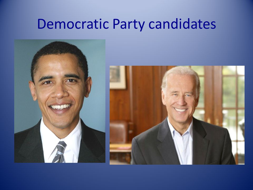 Democratic Party candidates