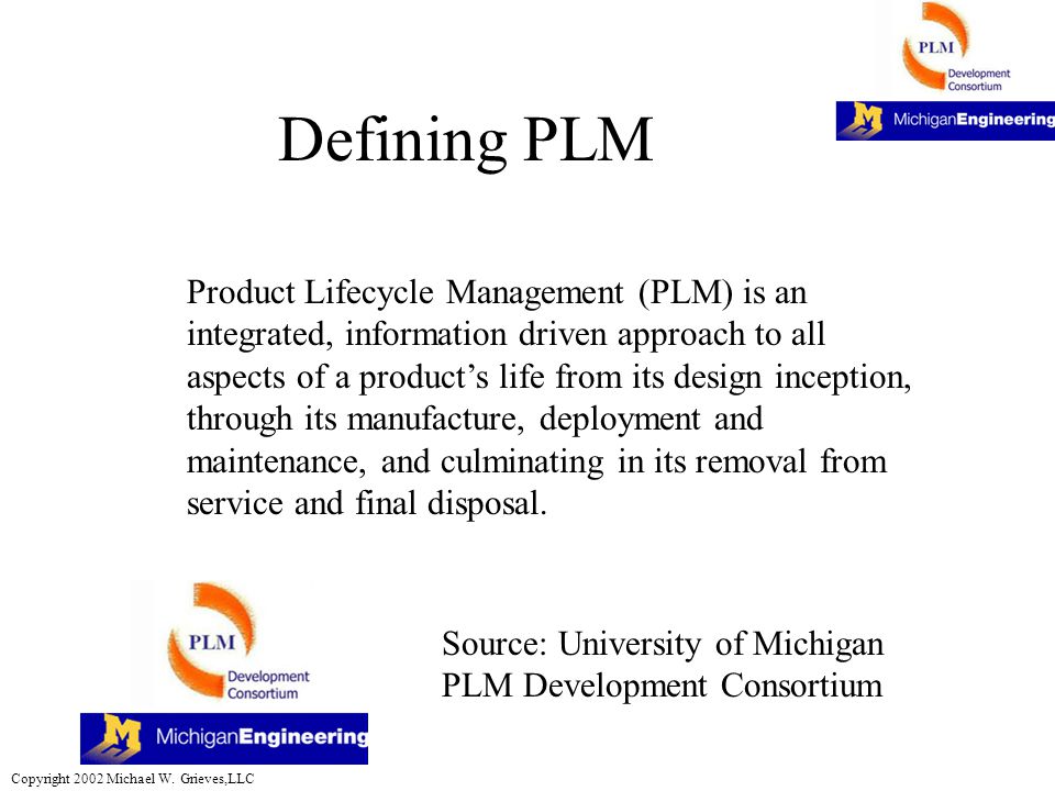 product lifecycle management by michael grieves