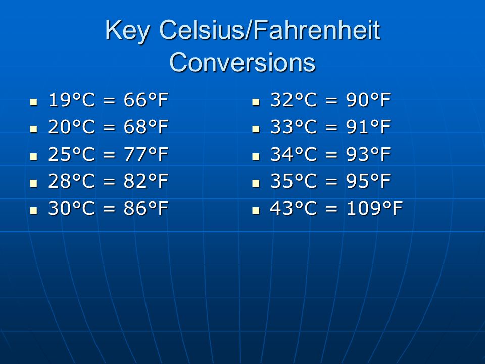 Hypothermia By Paul Rega Md Facep Key Celsius Fahrenheit Conversions 19 C 66 F 19 C 66 F C 68 F C 68 F 25 C 77 F 25 C 77 F 28 C Ppt Download