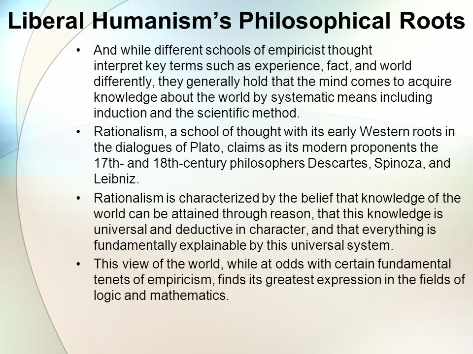 what is liberal humanism