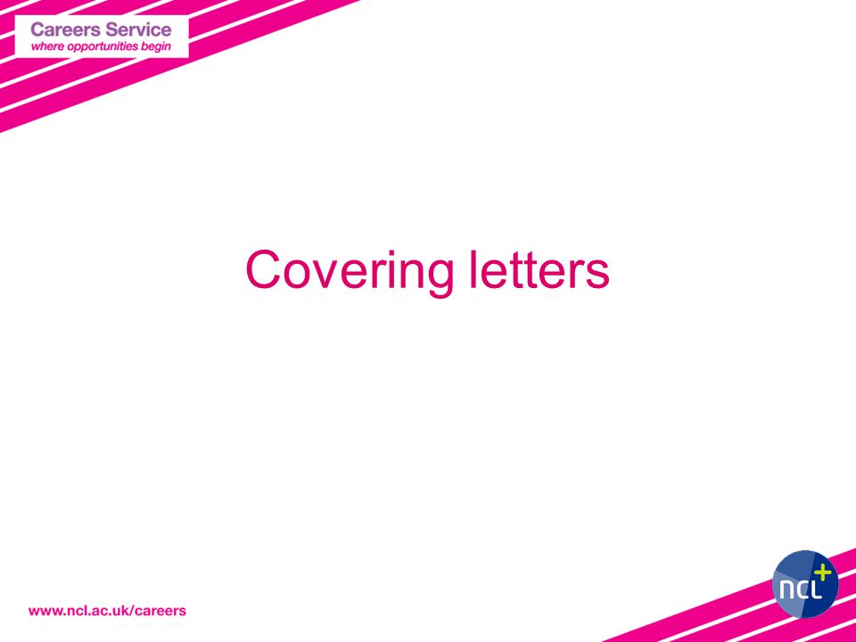 Covering letters