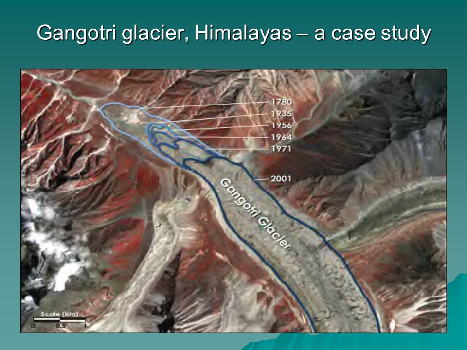 Gangotri glacier, Himalayas – a case study