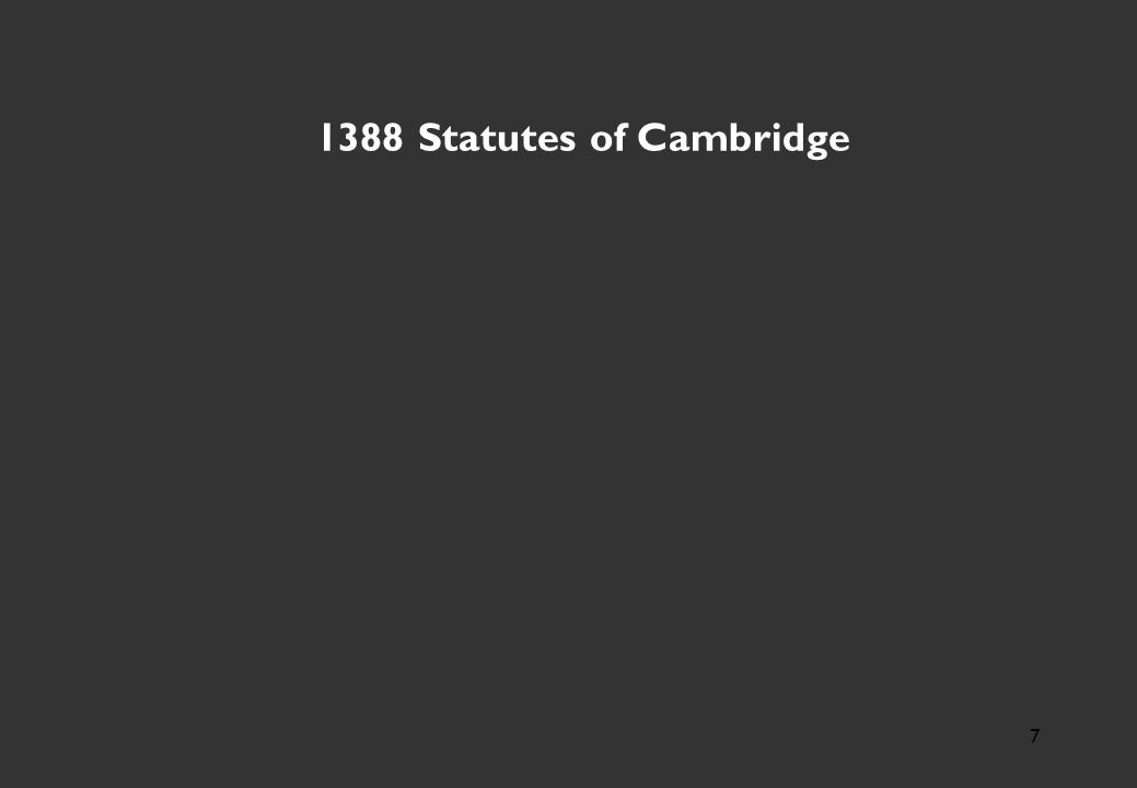 1388 Statutes of Cambridge 7