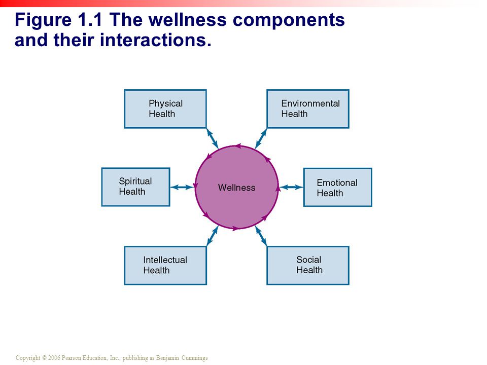 Pearson Education Inc Publishing As Benjaminmings Figure 1 1 The Wellness Components And Their Interactions Pearson Education Inc Publishing As Benjaminmings Figure 1 1 The Wellness Components And Their Interactions