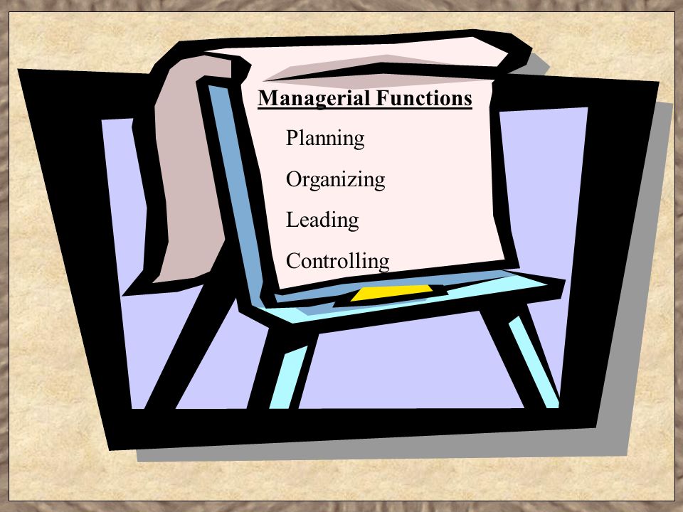 Managerial Functions Planning Organizing Leading Controlling