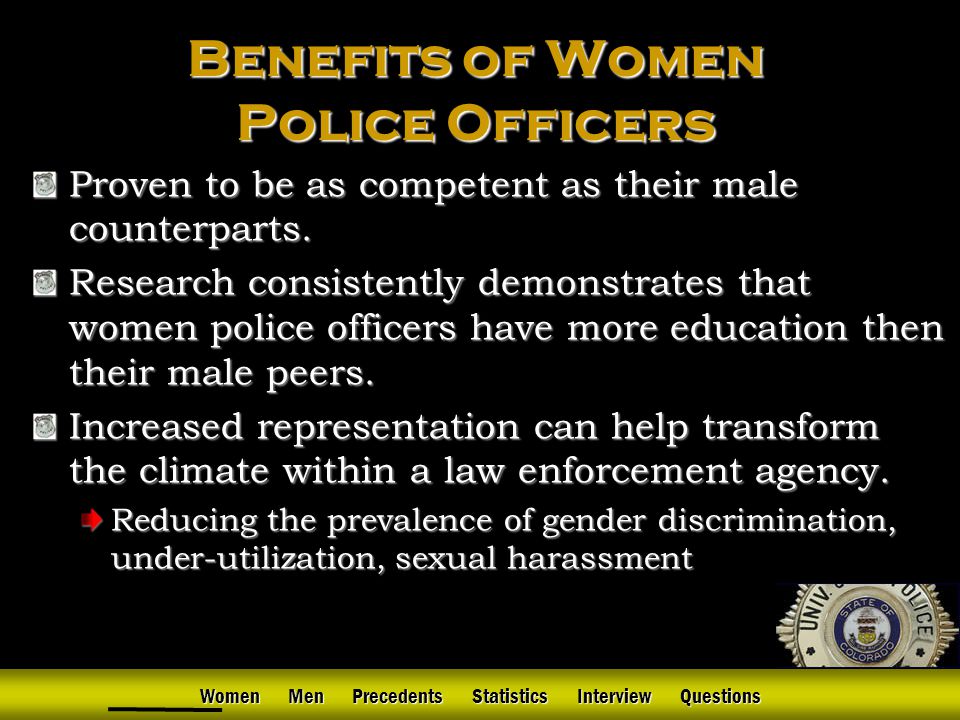 hiring and women in the police department greg norton tom carman law enforcement interview questions