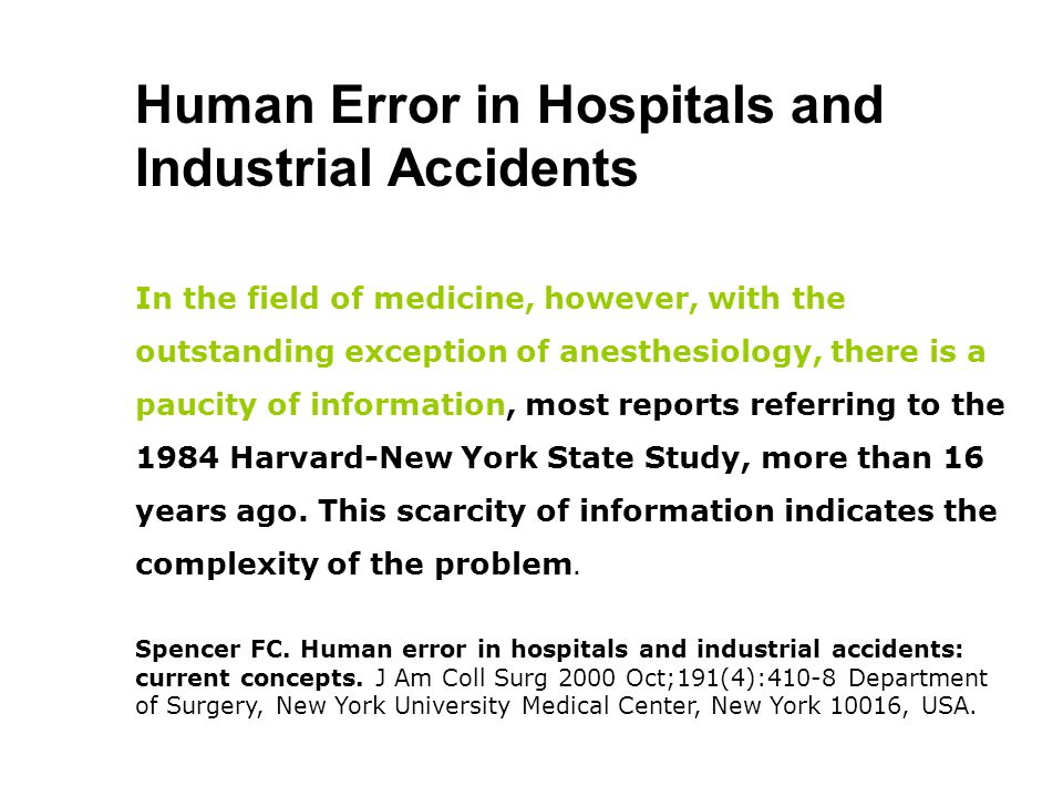 Human Error in Airway Management From Anecdotes and War Stories to ...