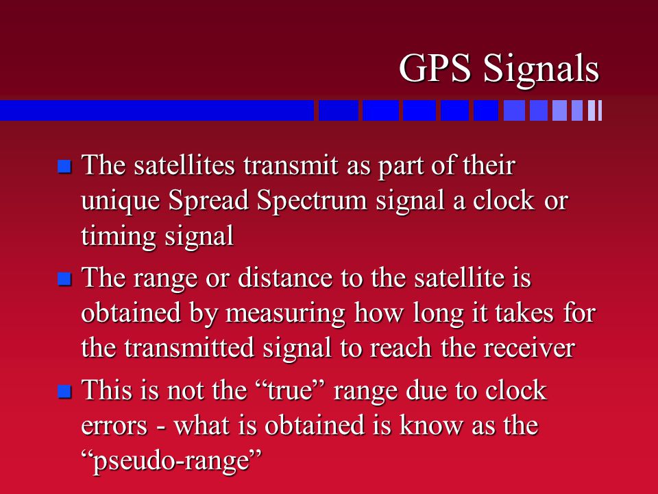 Let at læse udsende Prisnedsættelse An Overview of the Global Positioning Satellite System (GPS) Edward J. Delp  N9YTE October 25, ppt download