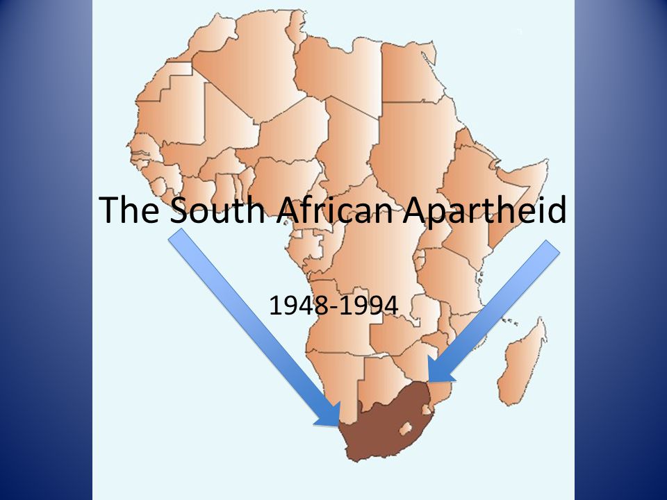 The South African Apartheid