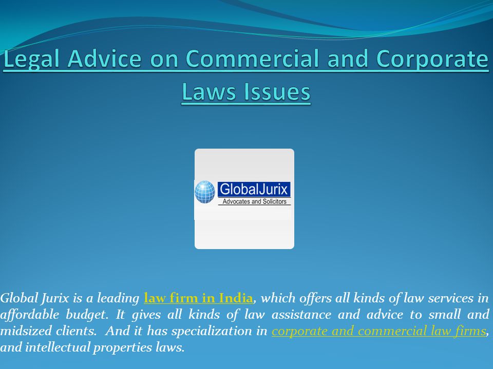 Global Jurix is a leading law firm in India, which offers all kinds of law services in affordable budget.