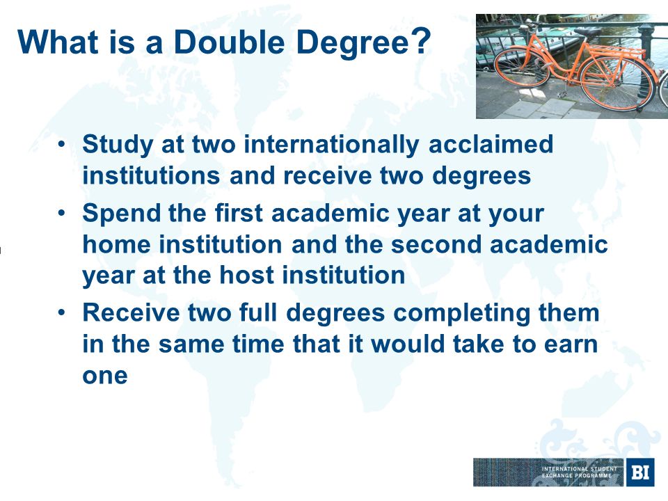 What is a Double Degree .