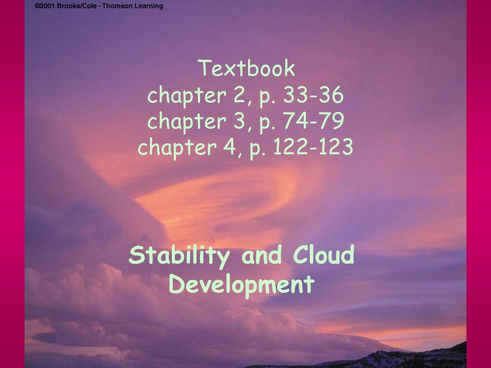 Textbook chapter 2, p chapter 3, p chapter 4, p.