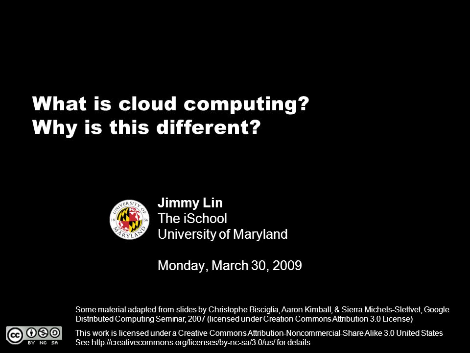 What is cloud computing. Why is this different.