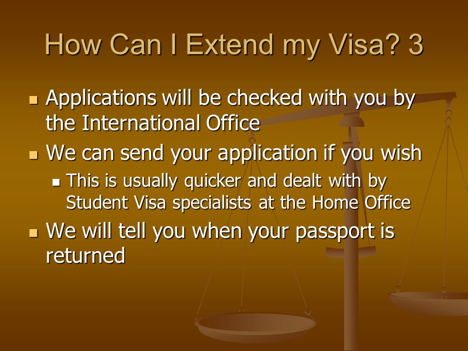 How Can I Extend my Visa.