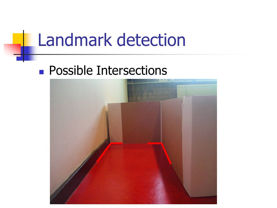 Landmark detection Possible Intersections