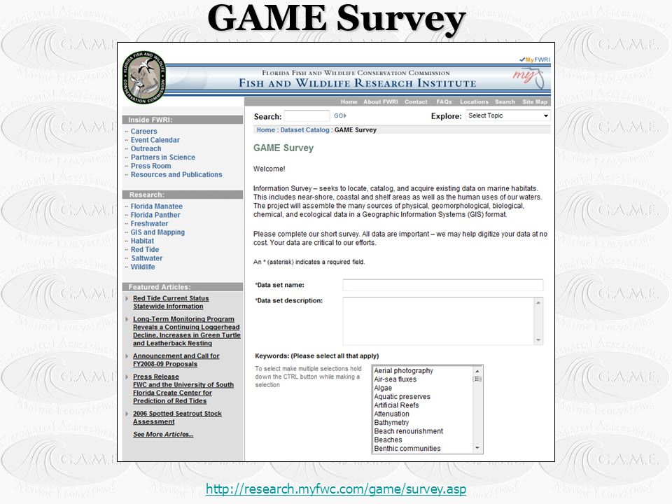 GAME Survey