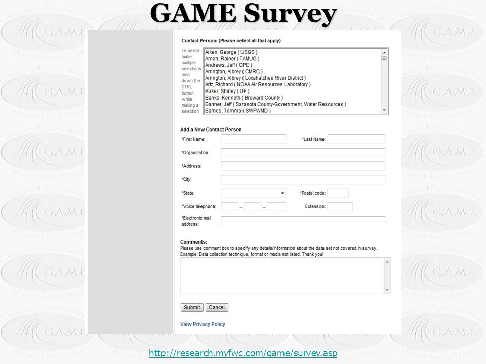 GAME Survey