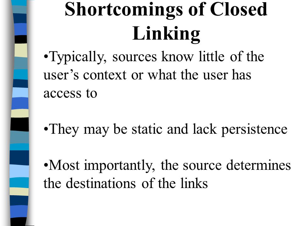Open Linking And The Openurl Standard Eric F Van De Velde