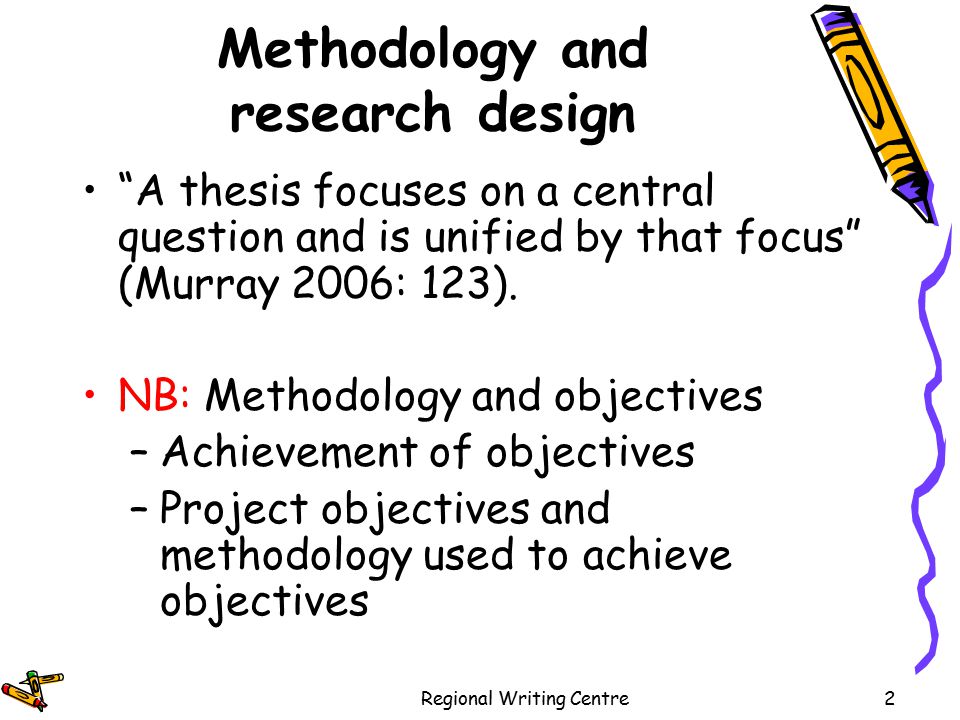 how to write a methodology of a project