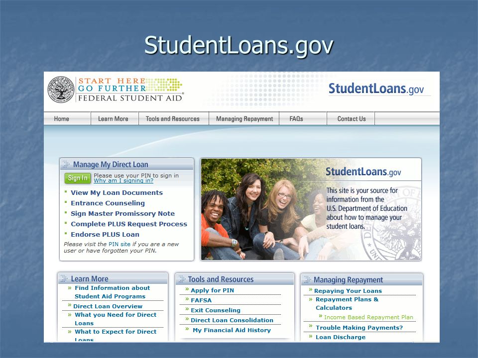 StudentLoans.gov