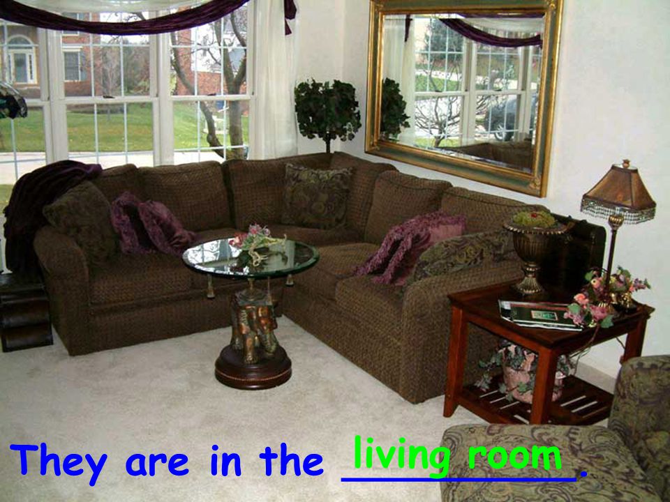 They are in the _________. living room