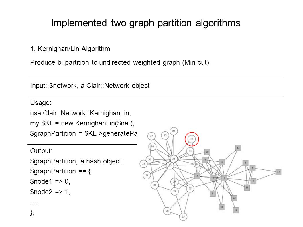 kl algorithm ppt Graph partitioning problem kernighan and lin algorithm ppt video.