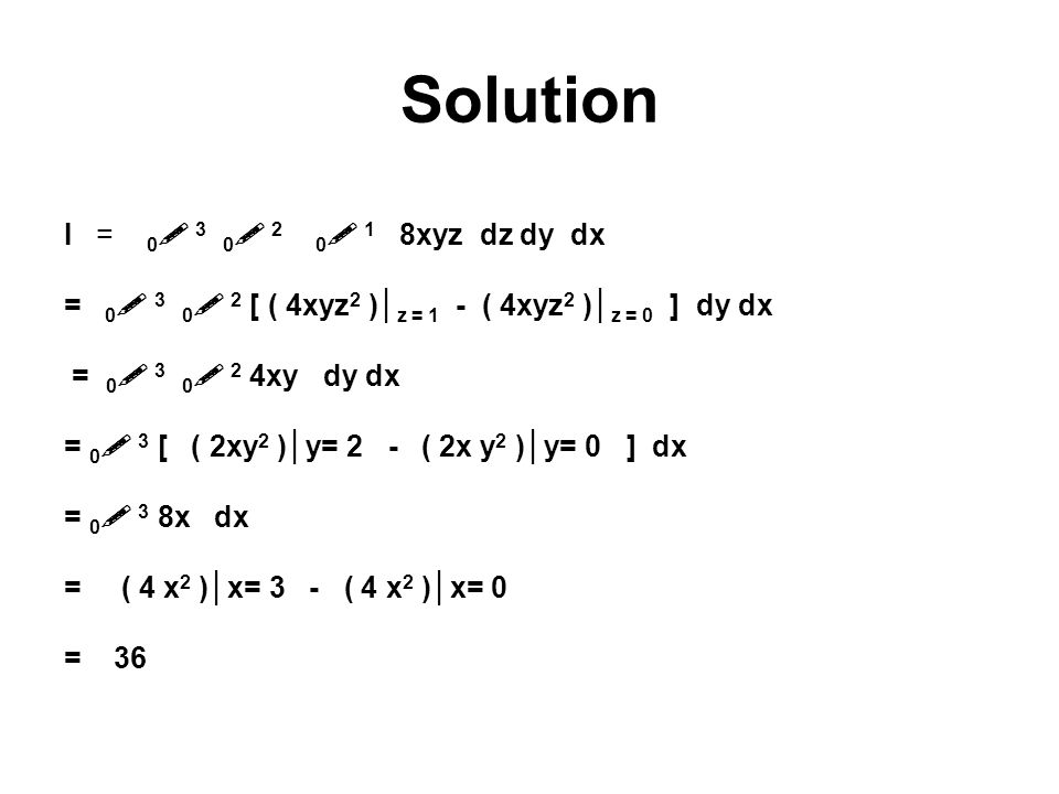 The Triple Integral Remark The Triple Integral Of F Over The Region X Y Z X Ye A B A X Y B X G X Y Z H X Y