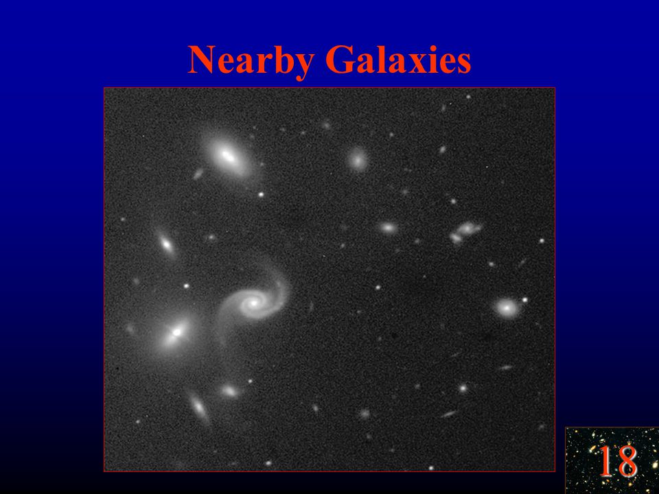 18 Nearby Galaxies